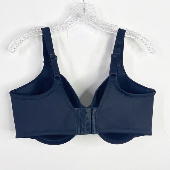 VANITY FAIR Beauty Back Smoothing Full Figure Contour Bra  Sz. 40DDD Black - Picture 4 of 4